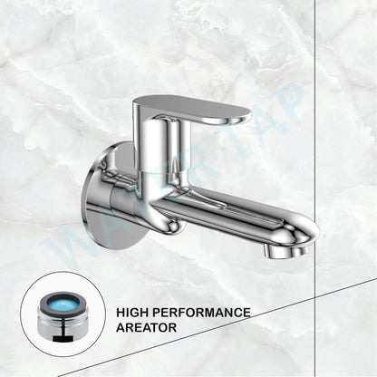 Watertap Origa Long Body Bib Cock With Wall Flange |Long Body Bib Tap Crome Finish | Long Body Bib cock| watertap
